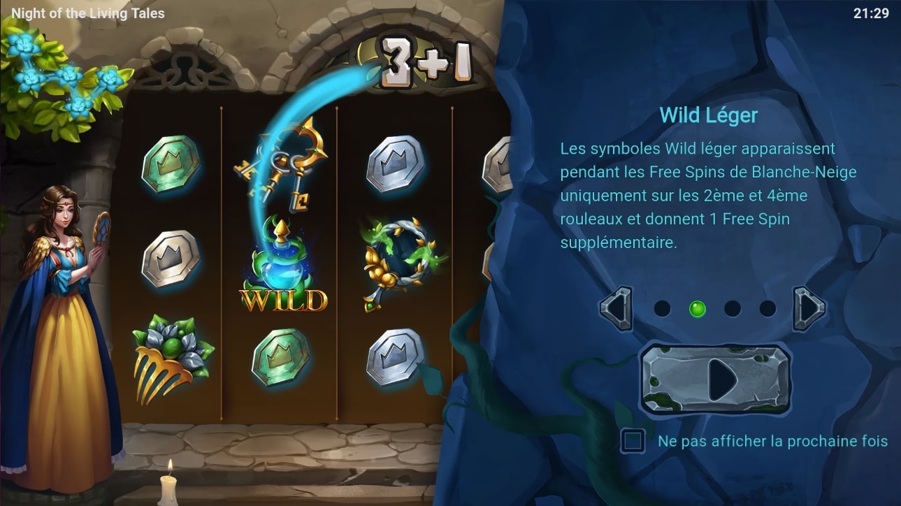 Night of the living tales slot au Montecrypto casino