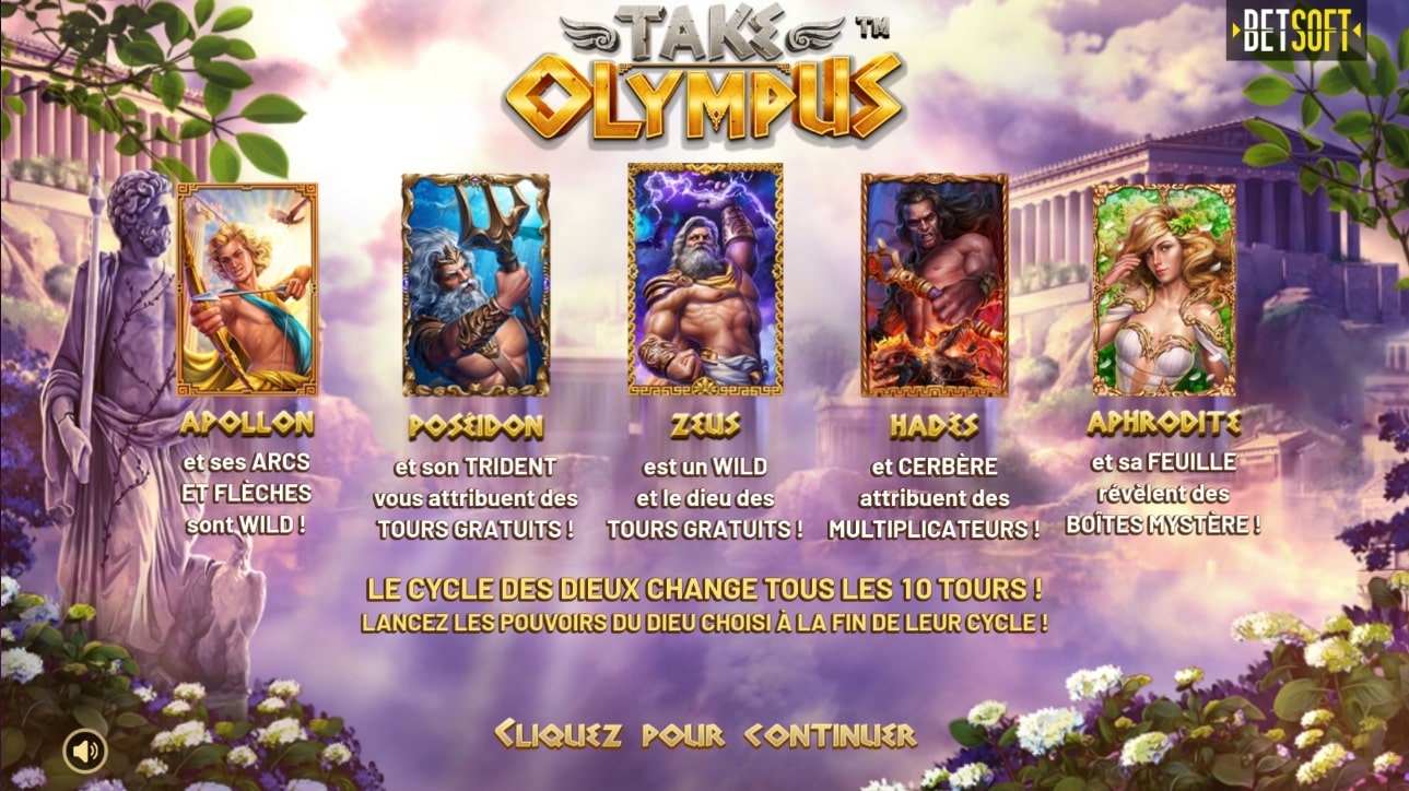 Take Olympus slot au Montecrypto casino