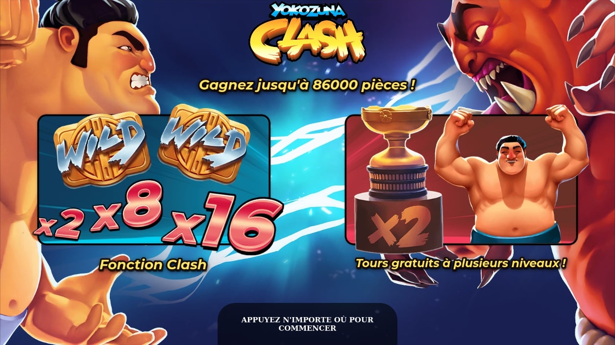Yokozuna Clash slot au Montecrypto casino